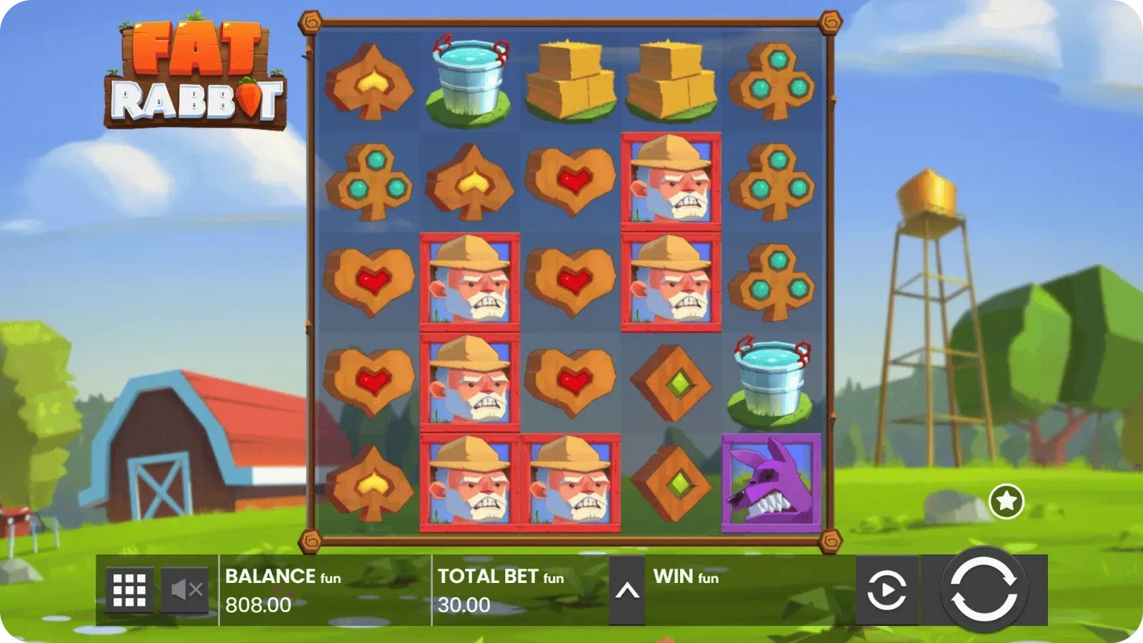 Fat Rabbit slot game screenshot