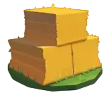 Hay bales lower-value symbol