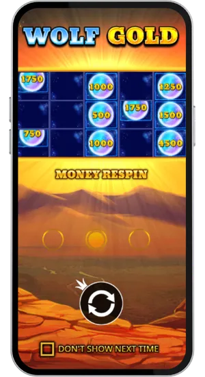 Finding and launching Wolf Gold in the game library