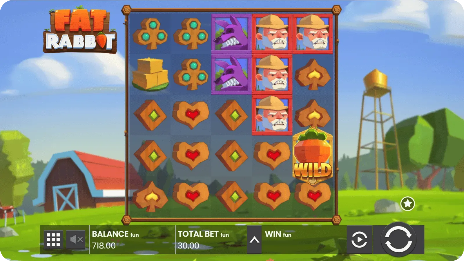 Fat Rabbit slot demo gameplay screenshot