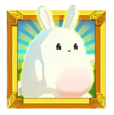 Fat Rabbit wild symbol expanding on reels