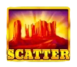 Canyon scatter symbol triggering free spins